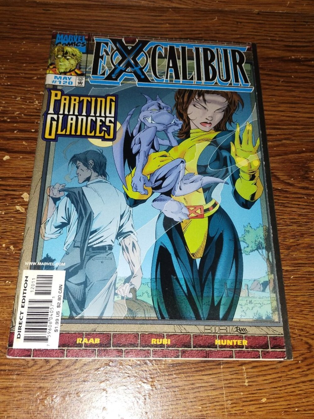 Excalibur #120 (Marvel Comics, 1998) Fold out cover